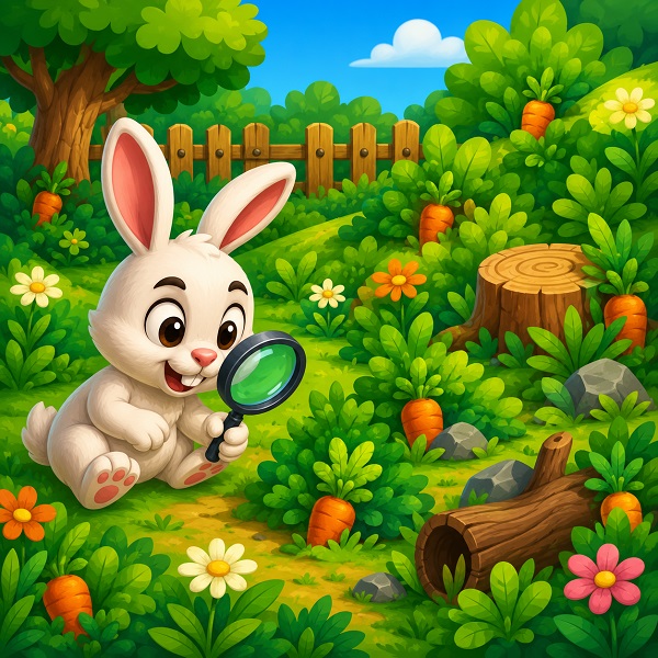 Ache as Cenouras Escondidas Jogo Online Grátis