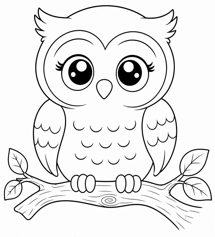 Coruja Para Colorir Online