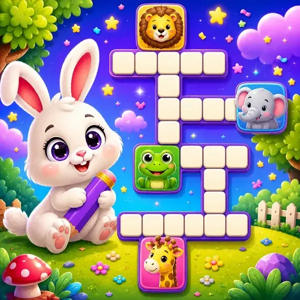 Cruzadinha de Animais para Crianças Online