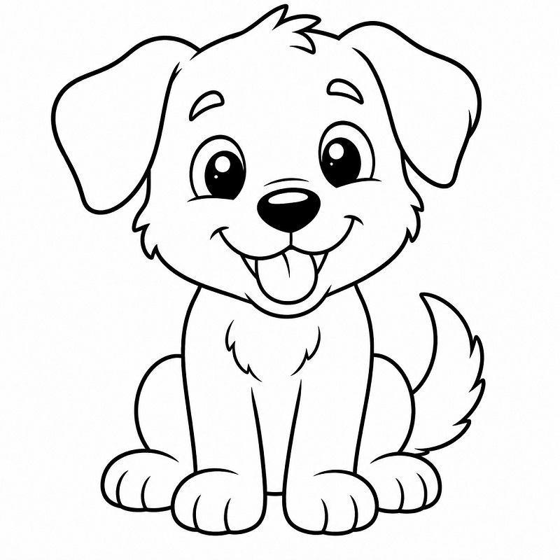 Desenho Para Colorir Cachorro