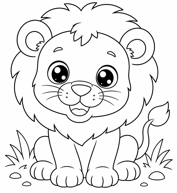 Leão Para Colorir Online
