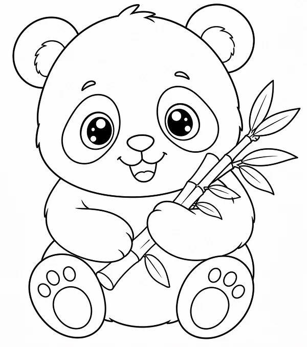 Panda Para Colorir Online