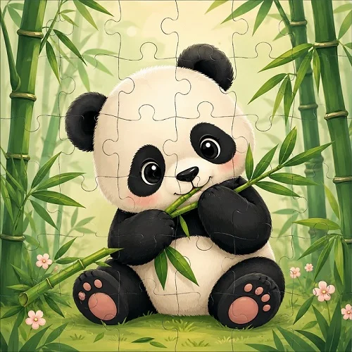 Quebra-Cabeça do Panda Fofo Online