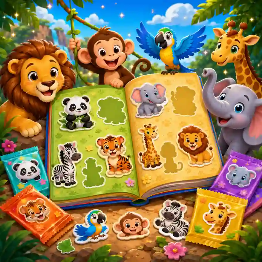 Álbum de Figurinhas dos Animais Jogo Online