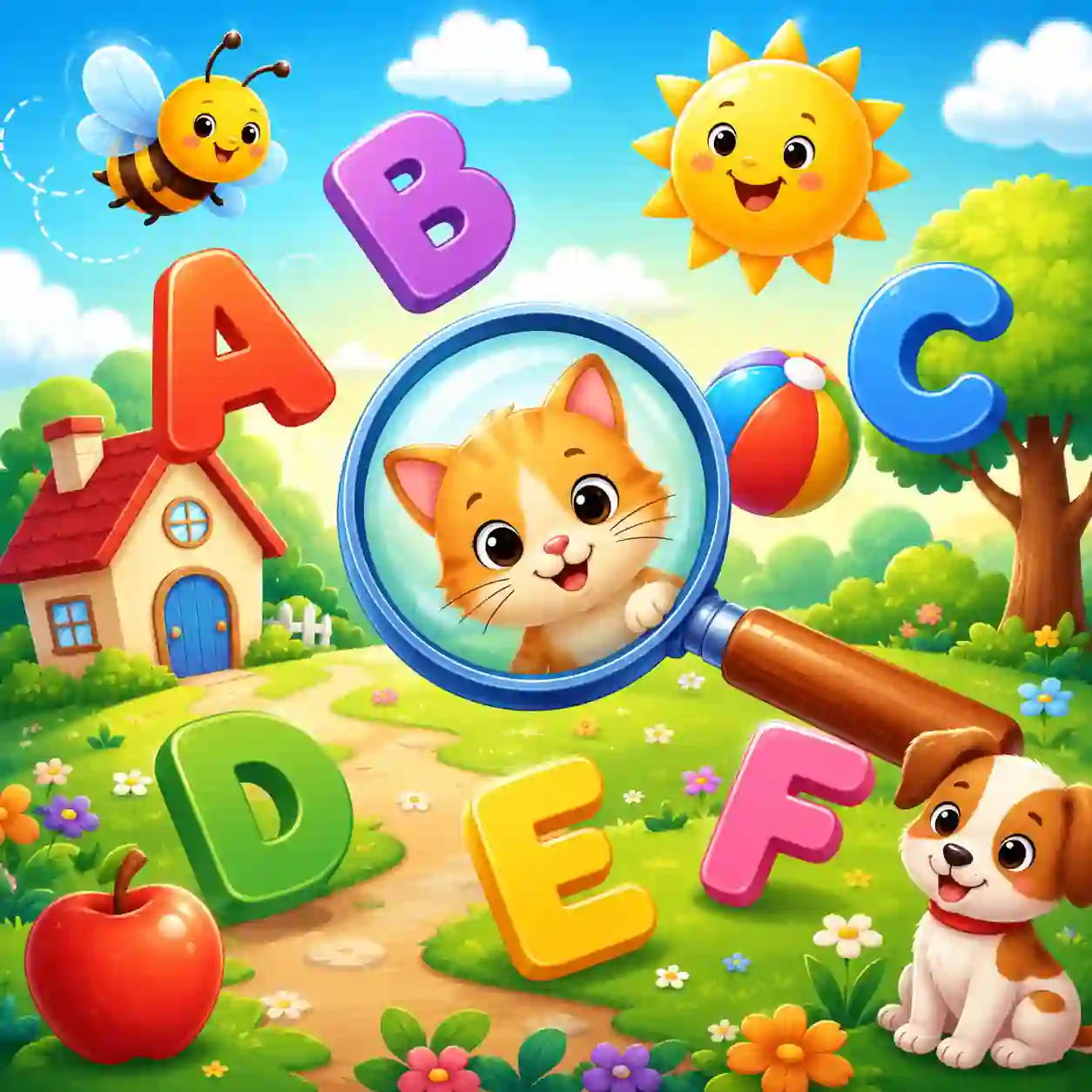 Jogo Caça à Letra Inicial Online Kids – Aprenda Brincando Grátis