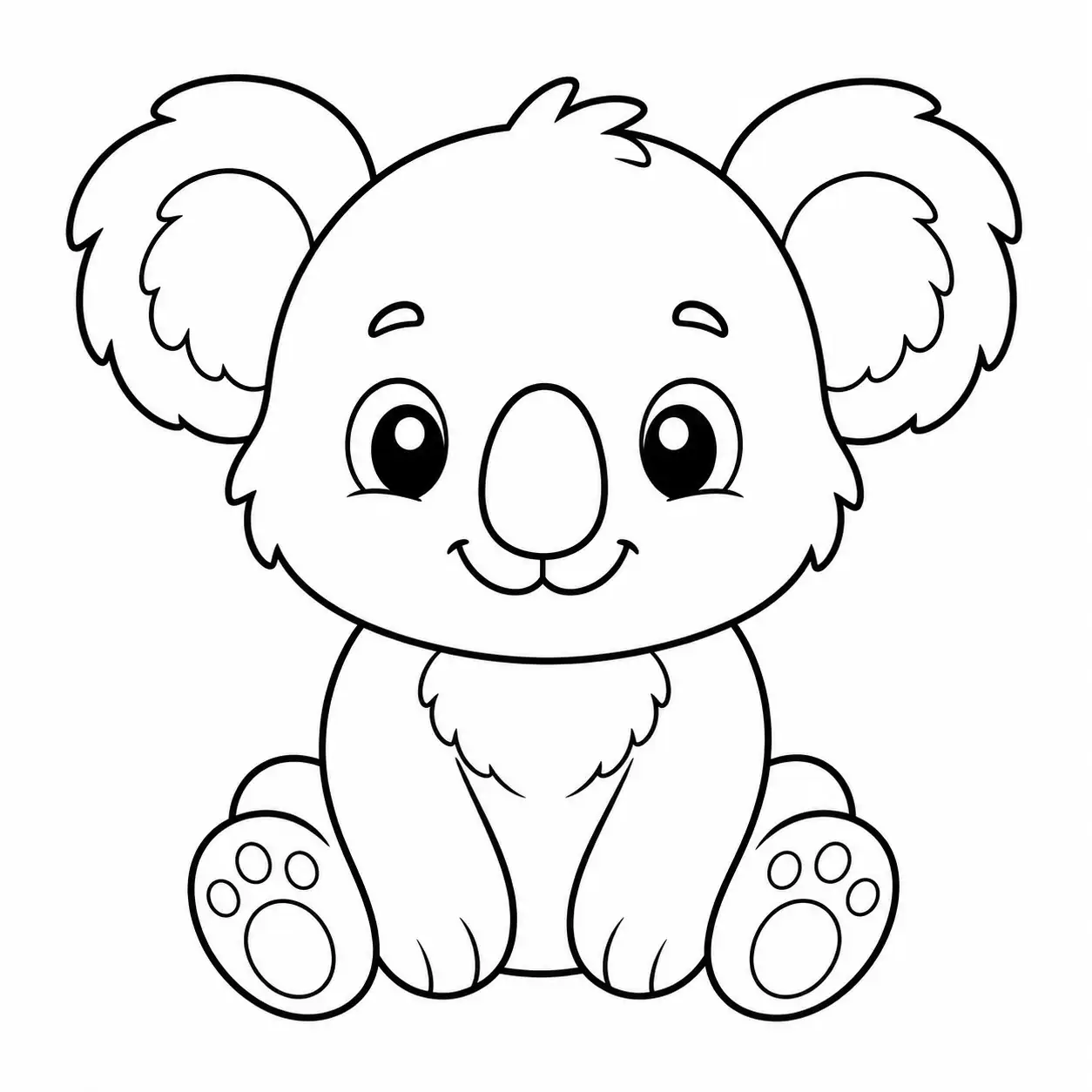 Coala Para Colorir Online