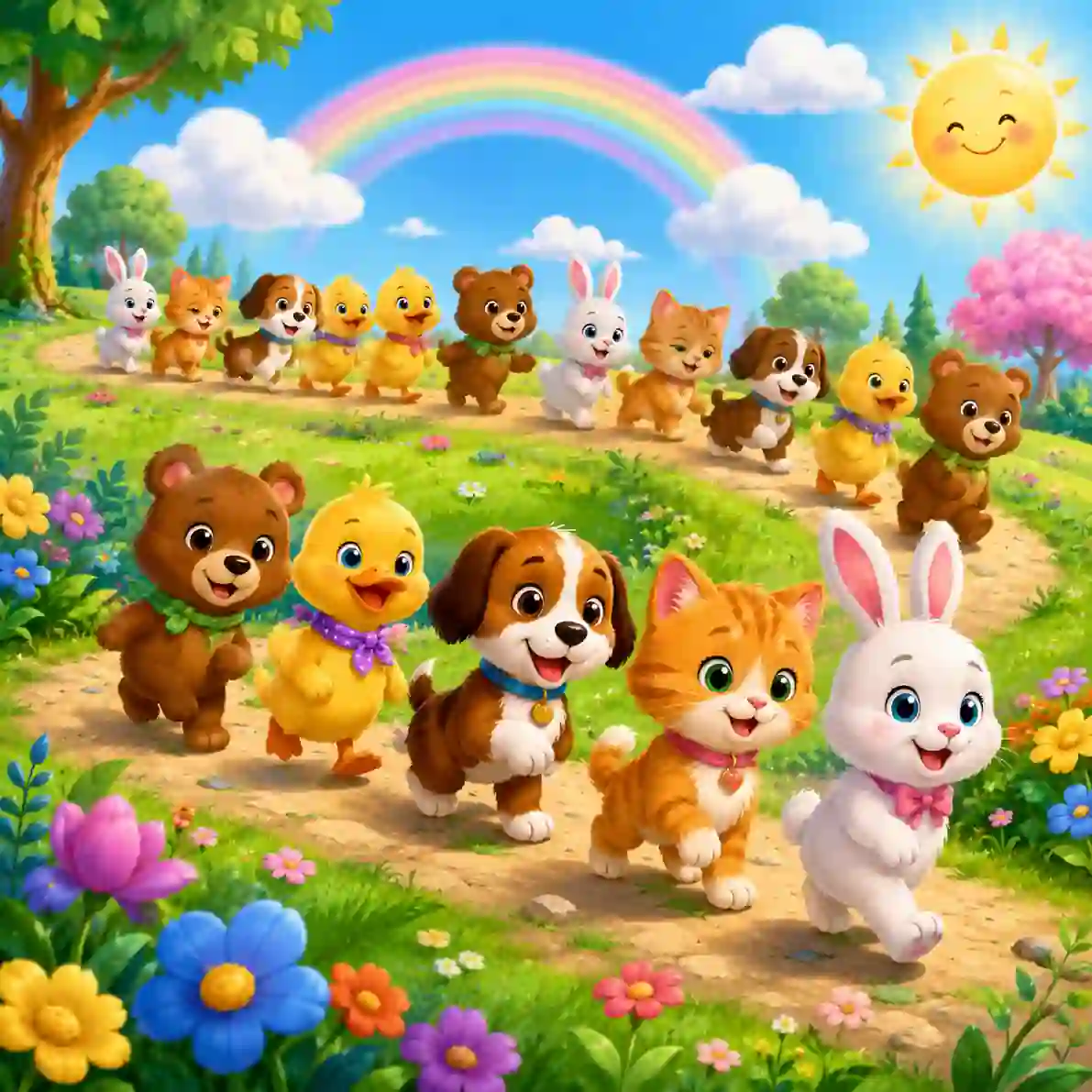 Complete a Sequência de Animais – Jogo de Lógica Infantil