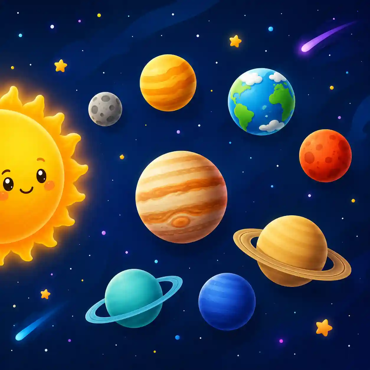 Explore os Planetas do Sistema Solar Online