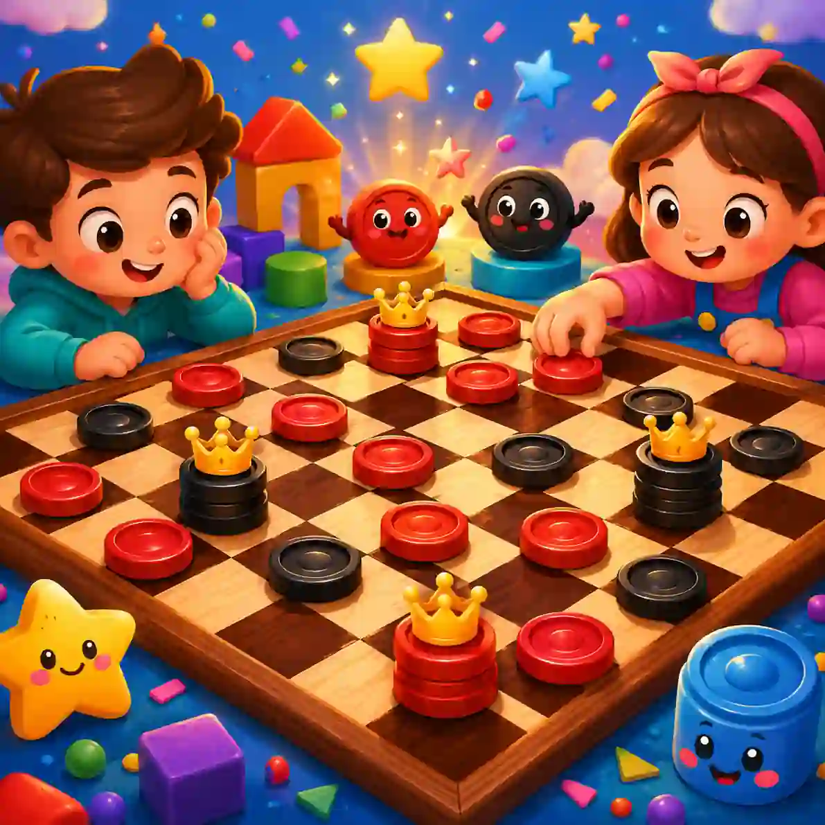 Jogo Damas Online Kids