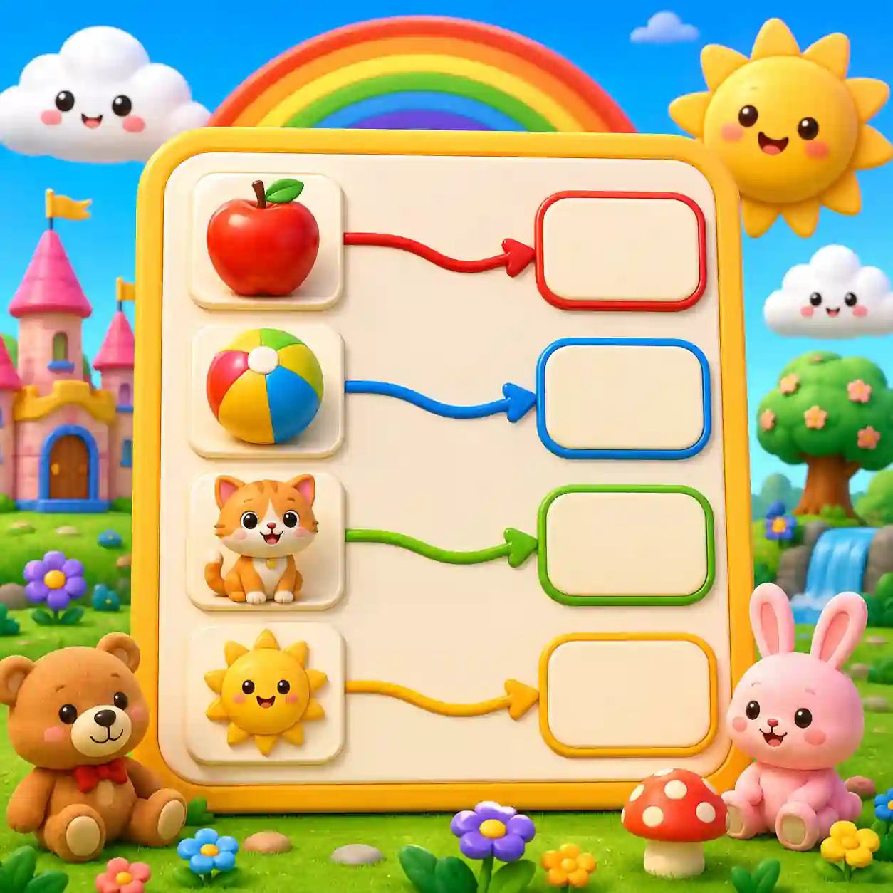 Jogo Ligue a Imagem à Palavra Online Kids